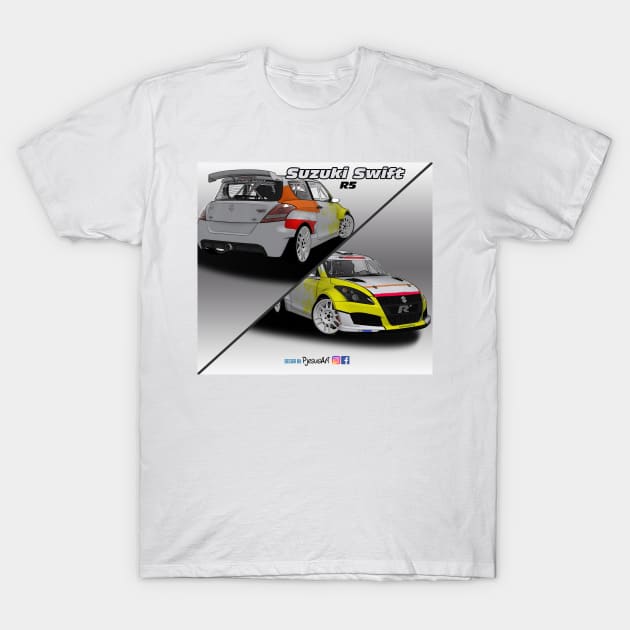 Suzuki Swift R5 T-Shirt by PjesusArt